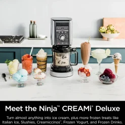 Ninja CREAMi Deluxe 11-in-1 Ice Cream Maker & Waffle Maker