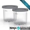 Ninja® CREAMi® Pints 2 Pack, Compatible with NC299AMZ, NC300s & NC350s Series CREAMi® Ice Cream Makers