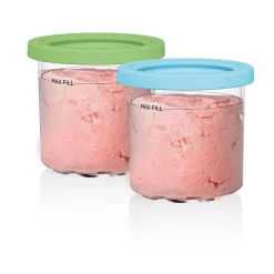 Ninja® CREAMi® Pints 2 Pack, Compatible with NC299AMZ, NC300s & NC350s Series CREAMi® Ice Cream Makers