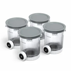 Ninja® Creami® Scoop & Swirl™ 4-Pack Pints and Lids