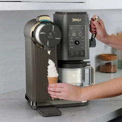 Ninja CREAMi® Scoop & Swirl™ Soft Serve Ice Cream Machine in Navy