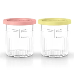 Ninja® CREAMi® XL tubs 2 Pack, Compatible with NC500/NC600 Series CREAMi® Ice Cream Makers