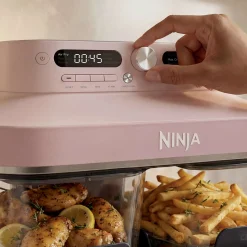 Ninja Crispi® DualZone™ Dual Basket Glass Air Fryer in Rose Quartz