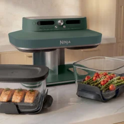 Ninja Crispi® DualZone™ Dual Basket Glass Air Fryer in Rose Quartz