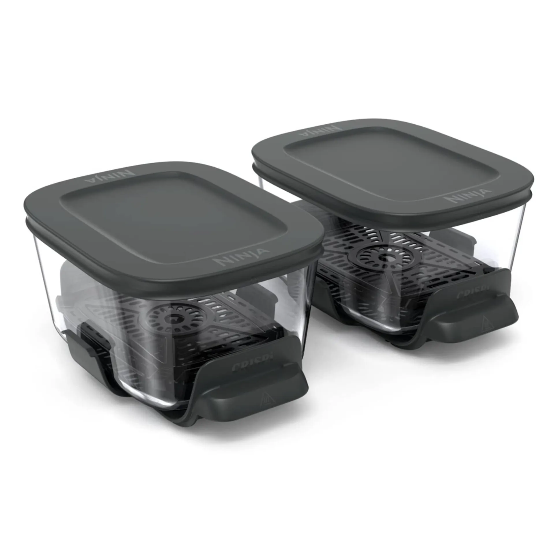Ninja® Crispi® DualZone™ 4-QT CleanCrisp™ Container 2-PK Bundle