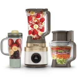 Ninja CrushBOSS™ 3-in-1 Blender, Tumbler & Food Processor in Stone