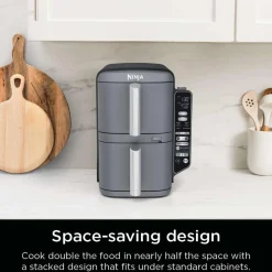 Ninja DoubleStack™ Double Basket Air Fryer and Thermometer