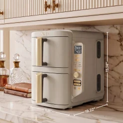 Ninja DoubleStack™ 10-QT Double Air Fryer in Stone Gold