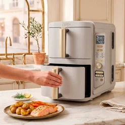 Ninja DoubleStack™ 10-QT Double Air Fryer in Stone Gold