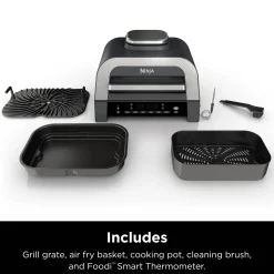 Ninja Foodi XL Indoor Grill and Air Fryer with Thermometer