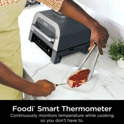 Ninja Foodi XL Indoor Grill and Air Fryer with Thermometer