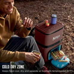 Ninja FrostVault™ 36 Can Backpack Cooler in Canyon Red