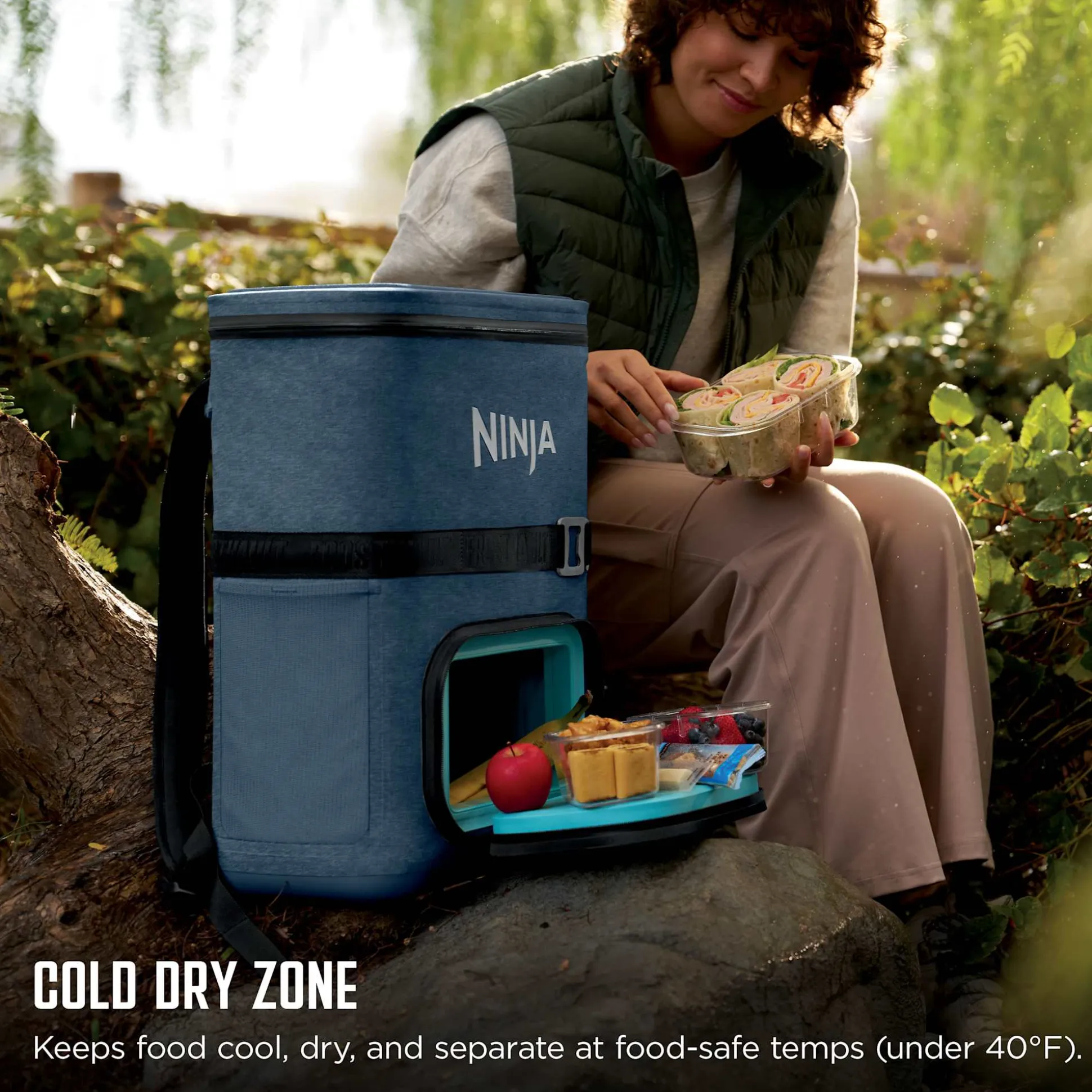 Ninja FrostVault™ 24 Can Backpack Cooler in Purple
