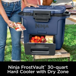 Ninja FrostVault™ 30qt Cooler in Blue Grey