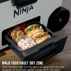 Ninja FrostVault™ 45qt Cooler with Wheels & Accessories in Cloud White