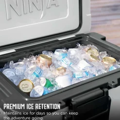 Ninja FrostVault™ 45qt Cooler with Wheels & Accessories in Cloud White