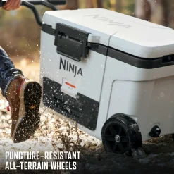 Ninja FrostVault™ 45qt Cooler with Wheels & Accessories in Cloud White