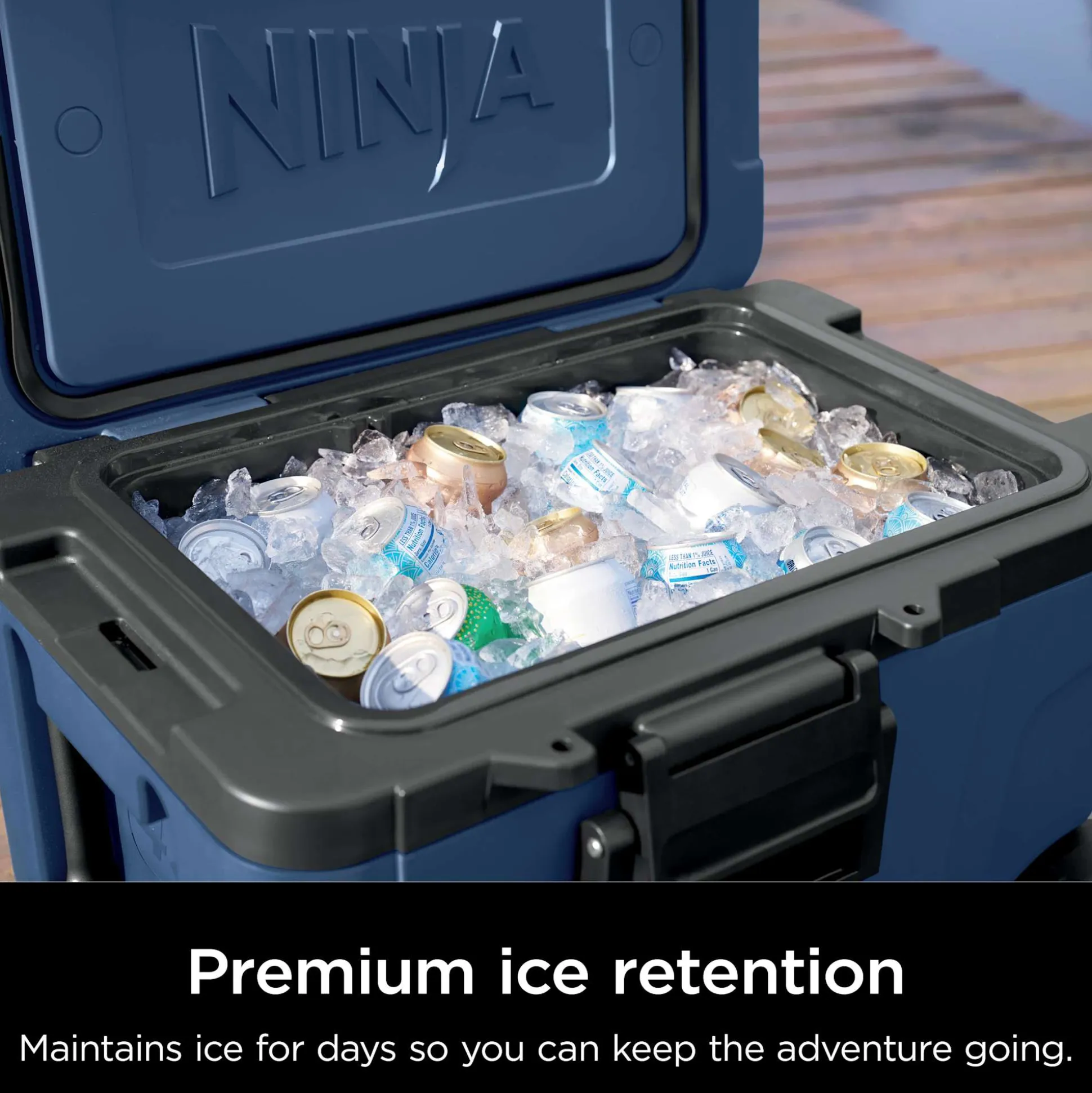 Ninja FrostVault™ 45qt Cooler with Wheels in Navy Blue