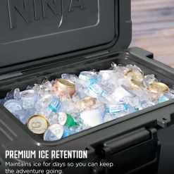 Ninja FrostVault™ 45qt Cooler with Wheels & Accessories in Charcoal Gray