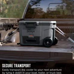 Ninja FrostVault™ 45qt Cooler with Wheels & Accessories in Charcoal Gray