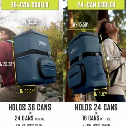 Ninja FrostVault 50qt Hard Cooler & 24-Can Backpack Cooler Bundle