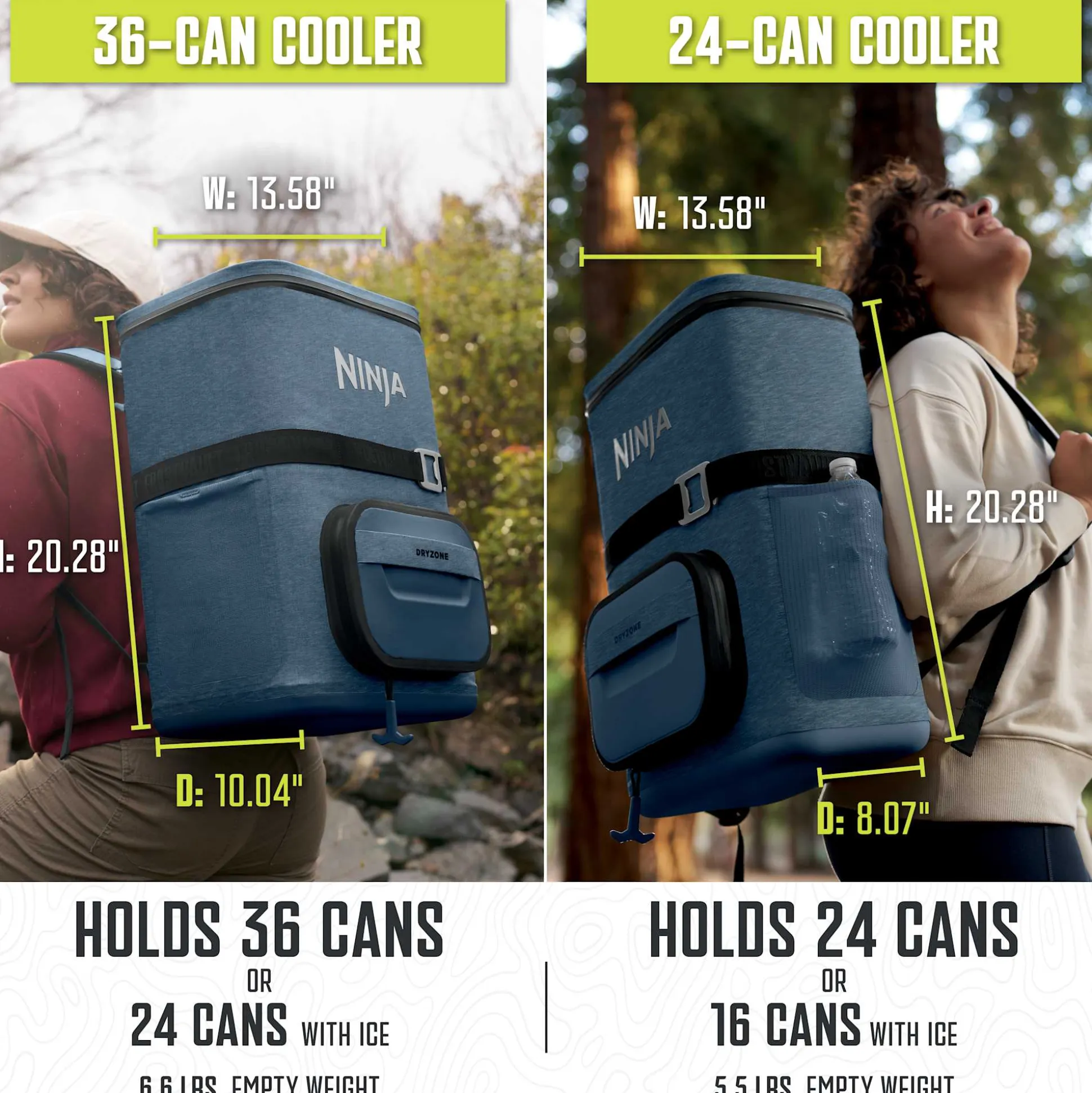 Ninja FrostVault 50qt Hard Cooler & 24-Can Backpack Cooler Bundle