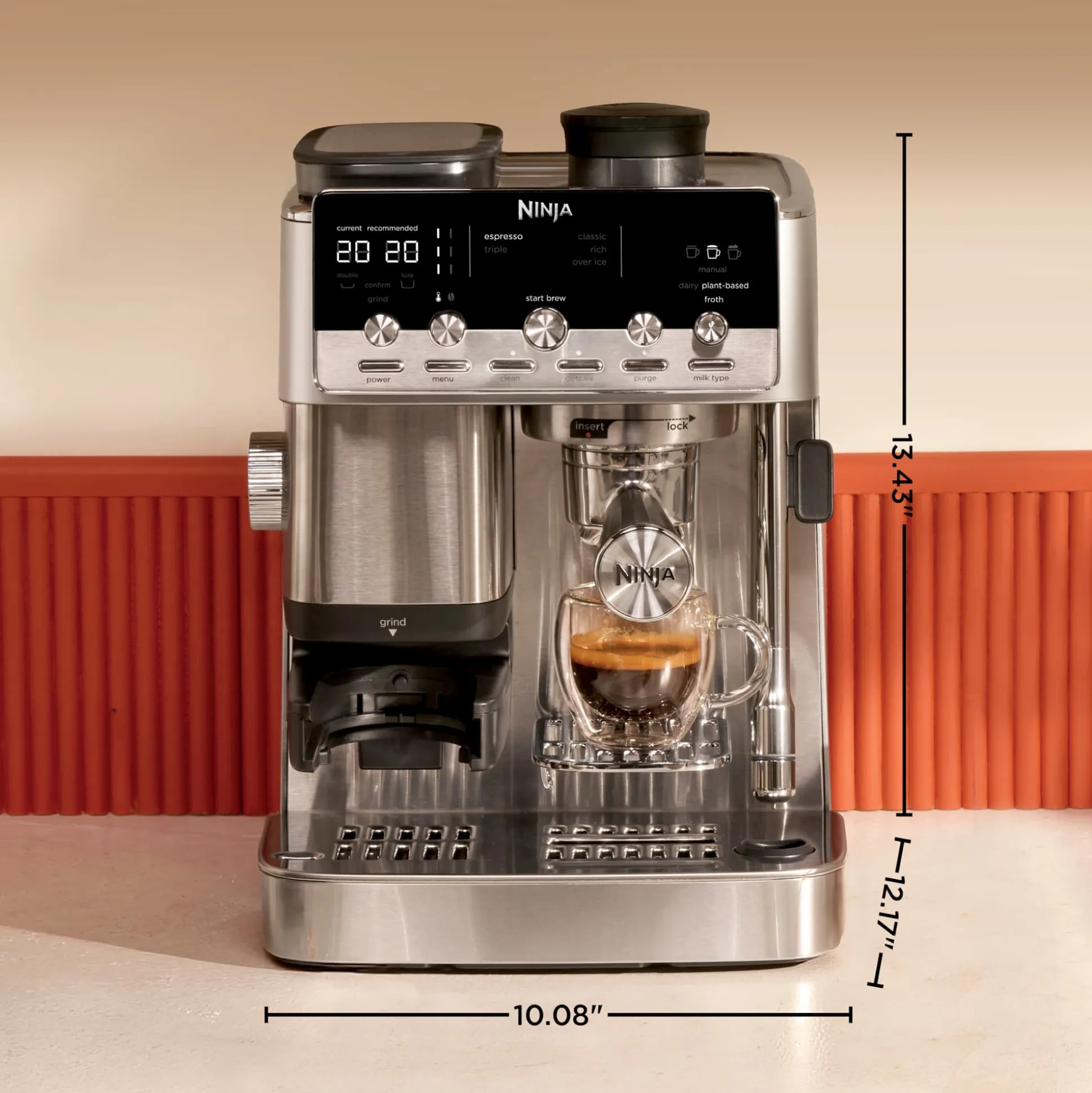 Ninja Luxe™ Café Mini Plus AutoFroth Espresso Machine