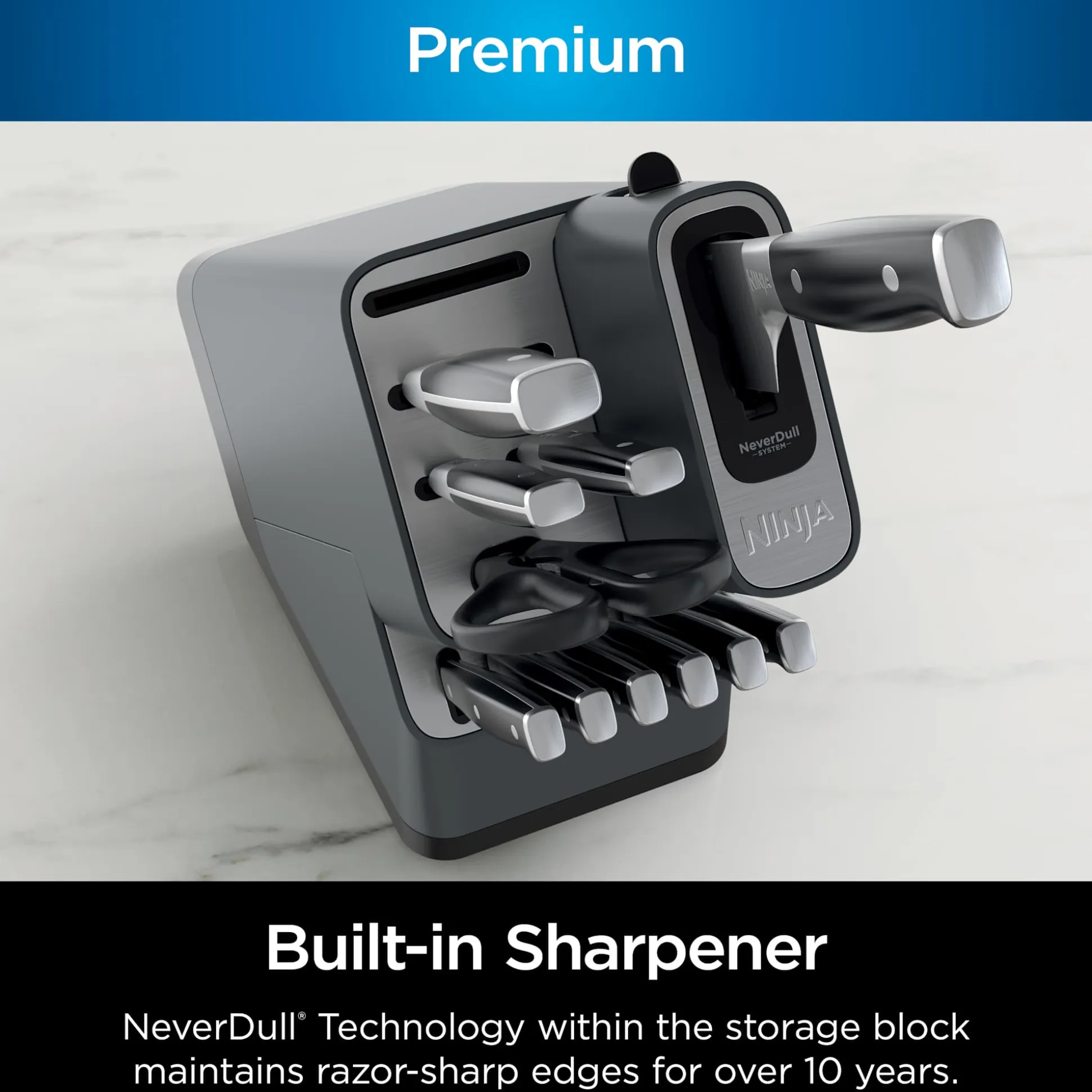 Ninja NeverDull® 14-Piece Premium Knife System