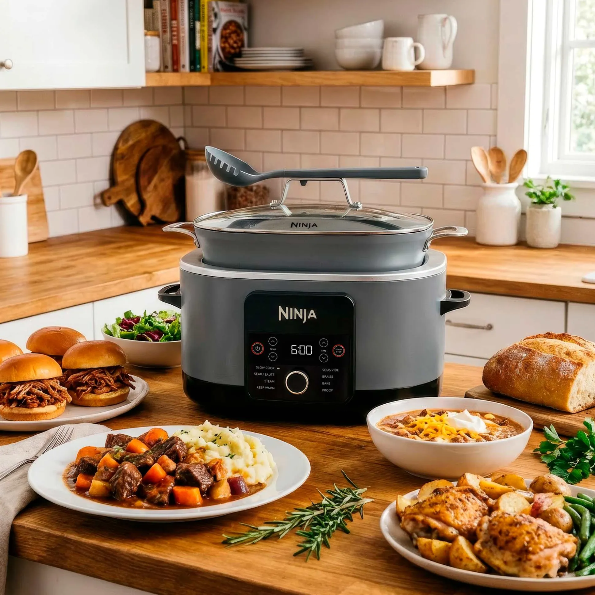 Ninja PossibleCooker™ Pro Multicooker, Sea Salt Grey