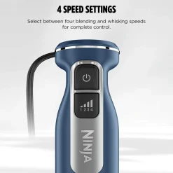 Ninja Power Immersion Blender with Whisk in Deep Navy