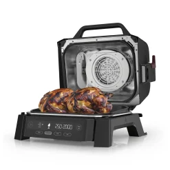 Ninja Woodfire Outdoor Grill and Smoker Stand Bundle