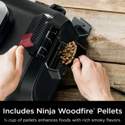 Ninja Woodfire Outdoor Grill and Smoker Stand Bundle