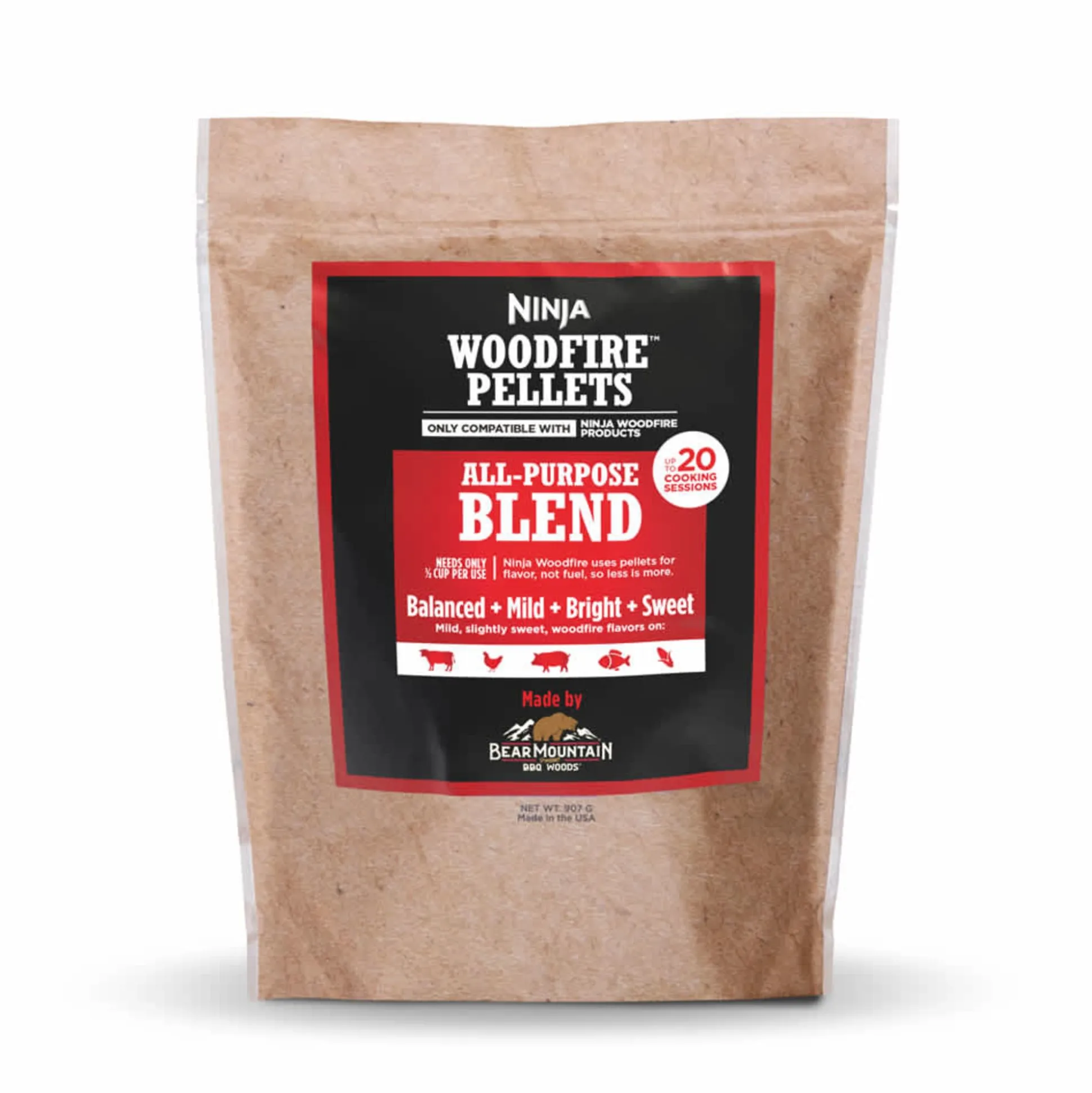 Ninja Woodfire™ Pellets All-Purpose Blend (2-lb Bag)