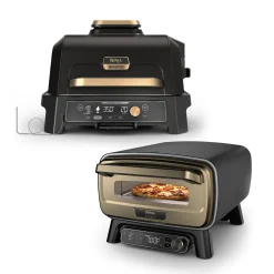 Ninja Woodfire Pro Connect XL Grill & Artisan Pizza Oven Bundle