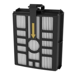 Self-Empty Base Post-Motor Filter
