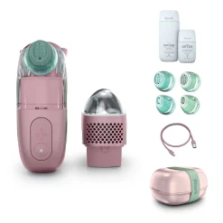 Shark FacialPro™ Glow & Depuffi™ At-Home Hydrating Facial System in Strawberry Matcha