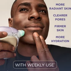 Shark FacialPro™ Glow & Depuffi™ At-Home Hydrating Facial System in Strawberry Matcha