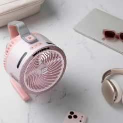 Shark FlexBreeze HydroGo™ Pro Fan in Pink Diamond