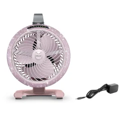 Shark FlexBreeze HydroGo™ Pro Fan in Pink Diamond