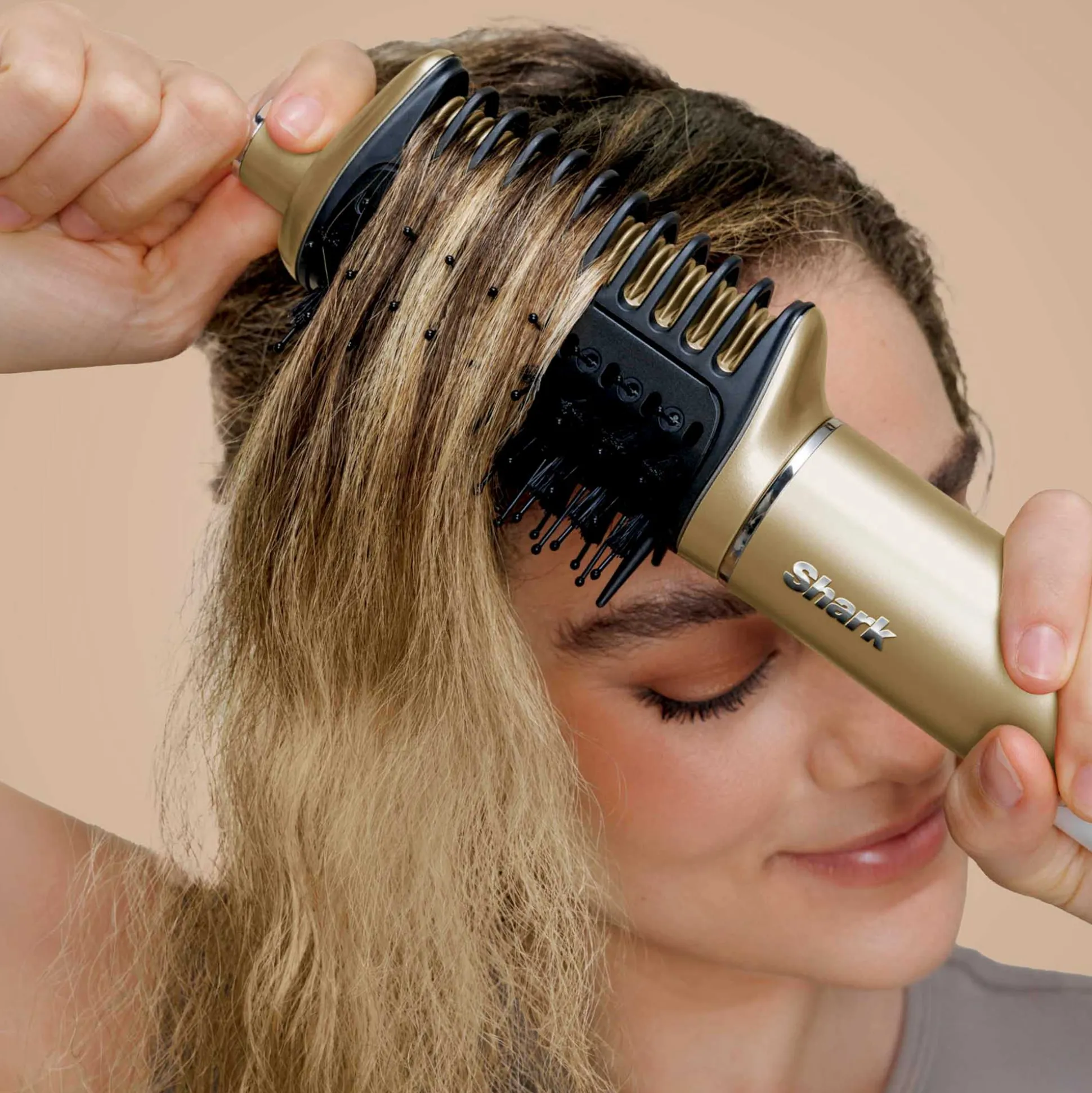 Shark Glam™ 5-in-1 Air Styler & Straightener in Strawberry Matcha