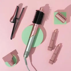 Shark Glam™ 5-in-1 Air Styler & Straightener in Strawberry Matcha