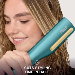 Shark SilkiPro™ Hair Straightener & Dryer in Rose Petal