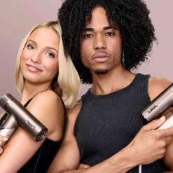 Shark SpeedStyle™ Hair Dryer & SilkiPro™ Straightener Bundle in Strawberry Matcha