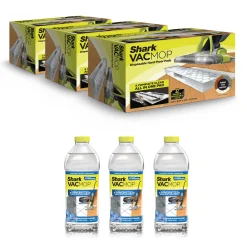 Shark VACMOP™ Mop Pads + Cleaning Solution Bundle